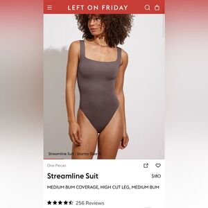 Left On Friday One Piece - Deep Gray